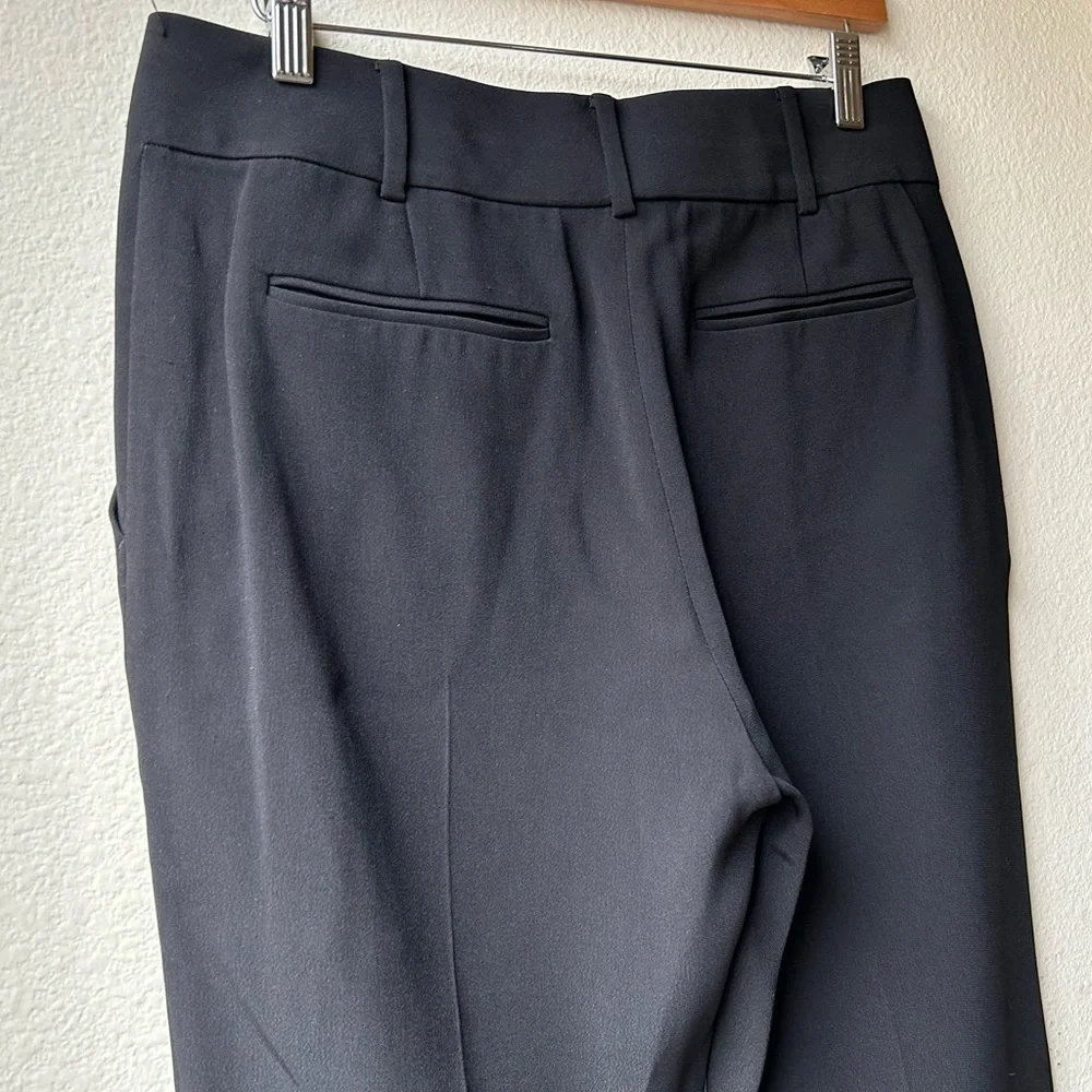 ALEXANDER WANG Black Onyx Ankle-length Tapered Leg Ankle Pants Sz 4